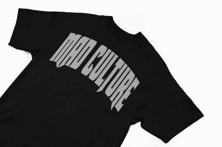 Camisa oversize negra Mad Culture