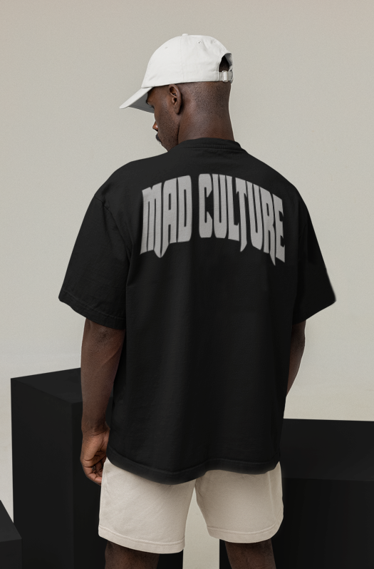 Camisa oversize negra Mad Culture