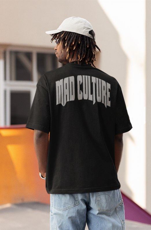 Camisa oversize negra Mad Culture