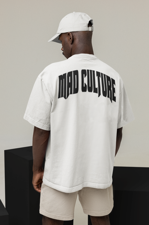 Camisa blanca oversize Mad Culture